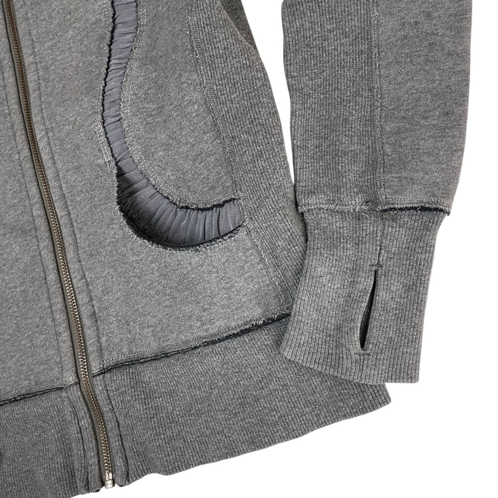 lululemon Scuba Full Zip Hoodie Special Edition Gray Sz 4 - Picture 6 of 14